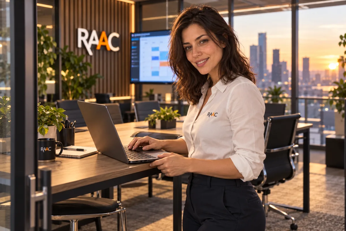 Sexta-Feira preparando reuniões com notebook e calendário